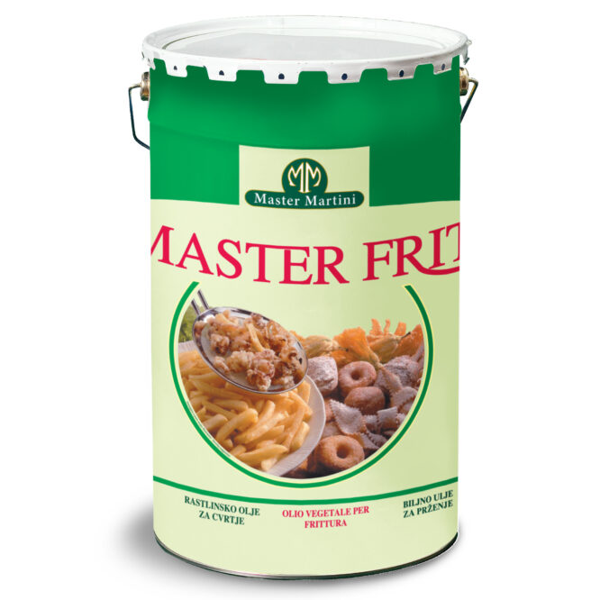 secchiello di olio di palma master frit per professionisti