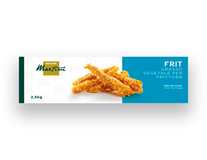 confezione da 2,5 kg di olio frit per frittura per profesisonisti