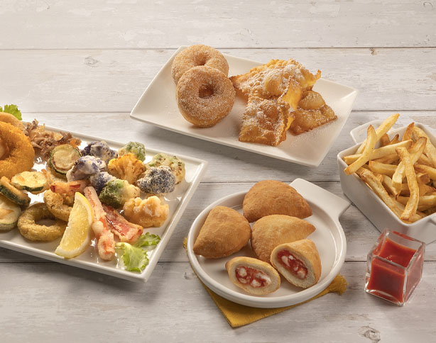 Prodotti per friggere per professionisti per panificati