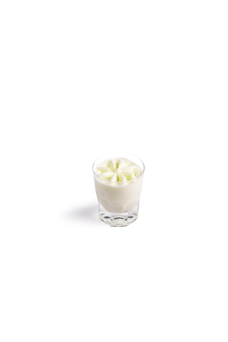 sorbetto alla mela verde in coppa