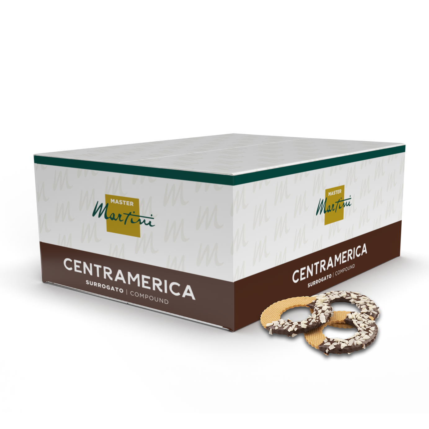 box surrogato cioccolato in scagliette centramerica bianco per cioccolatieri professionisti