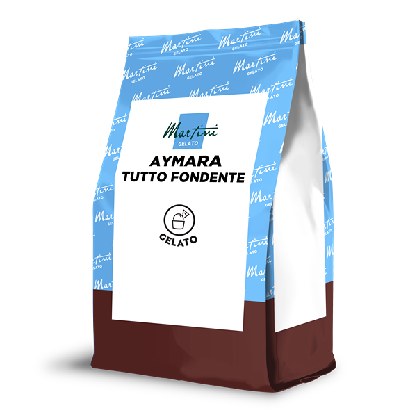 sacchetto di base per gelato aymara tutto fondente per gelateria per gelatieri professionisti