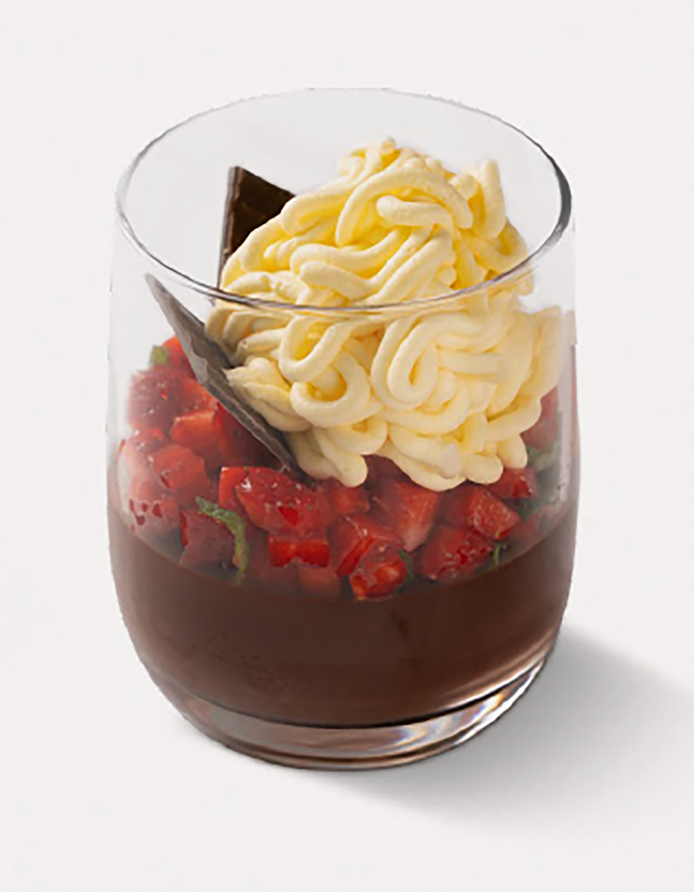 budino al cioccolato con fragole e mascarpone ricetta per professionisti