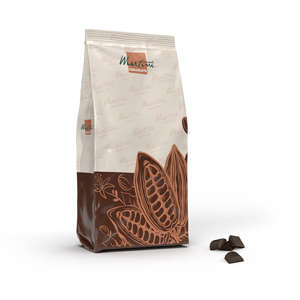 sacchetto cioccolato standard in chunks ariba fondente  per cioccolatieri professionisti