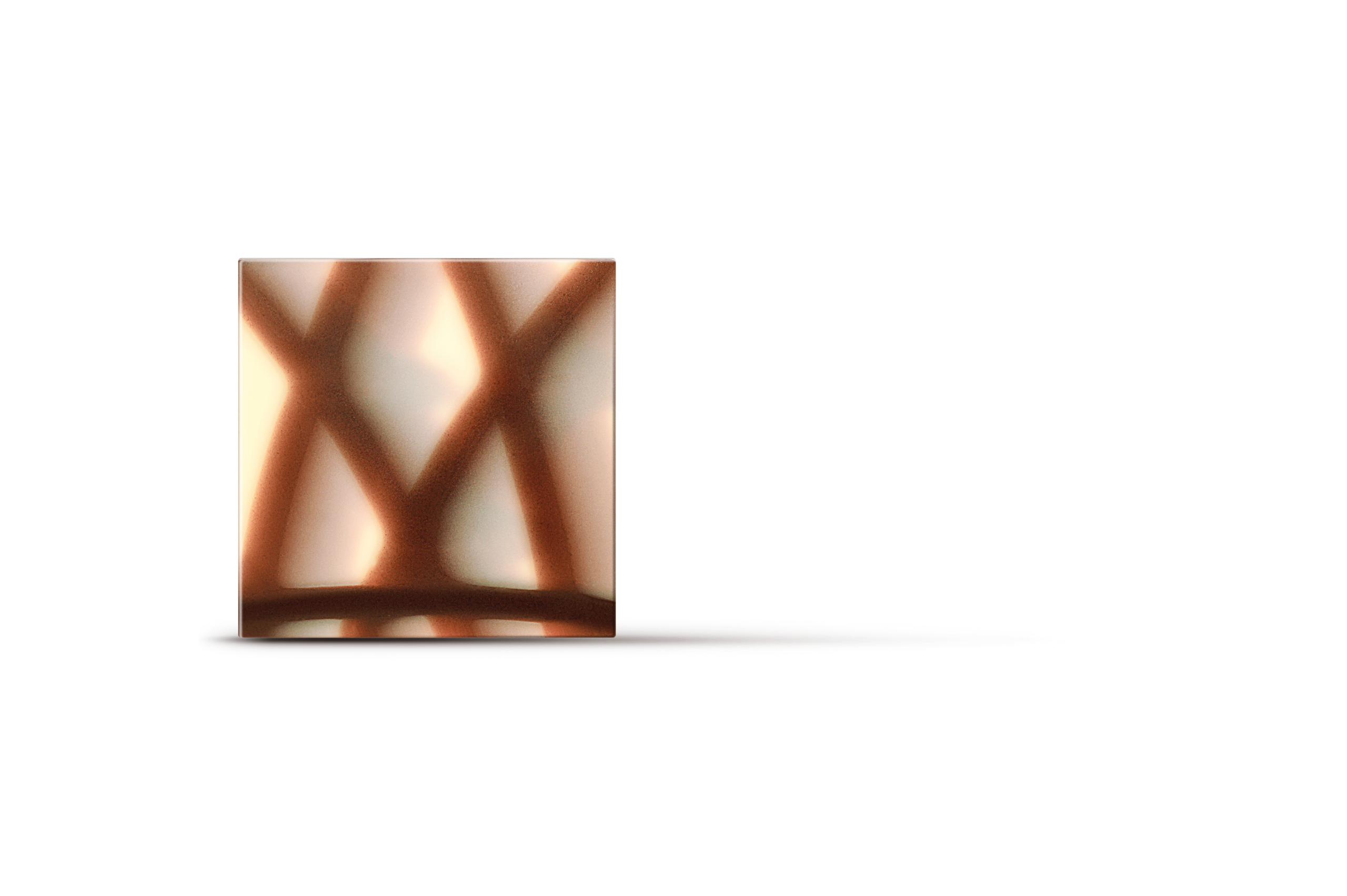 decorazione cioccolato quadrato marmorizzato