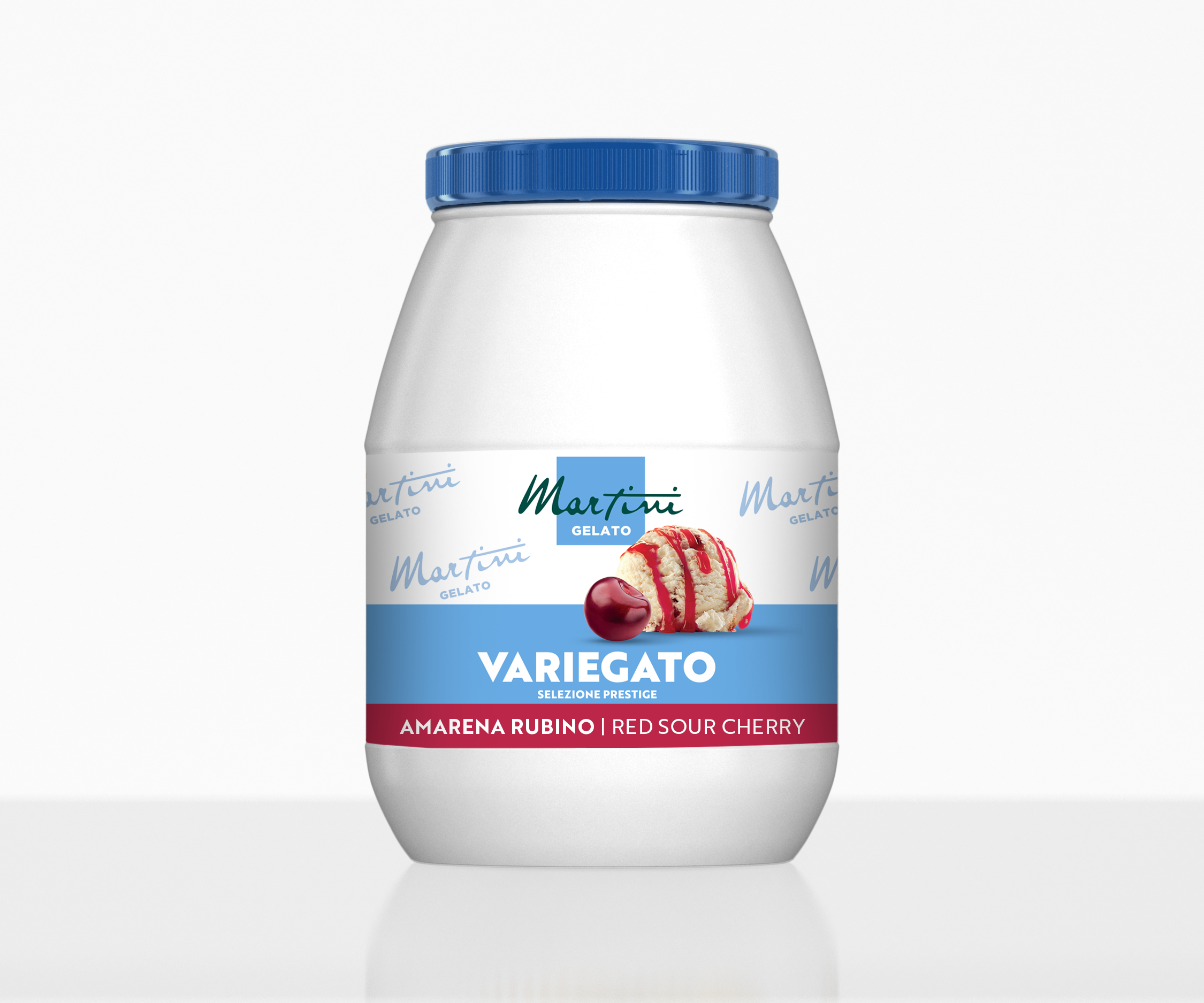 barattolo di variegato all'amrena per gelatieri professionisti